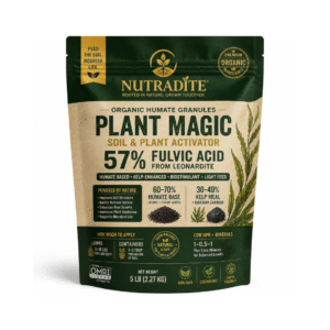 Nutradite Plant Magic — Organic Humate Granules Soil & Plant Activator (57% Fulvic Acid)